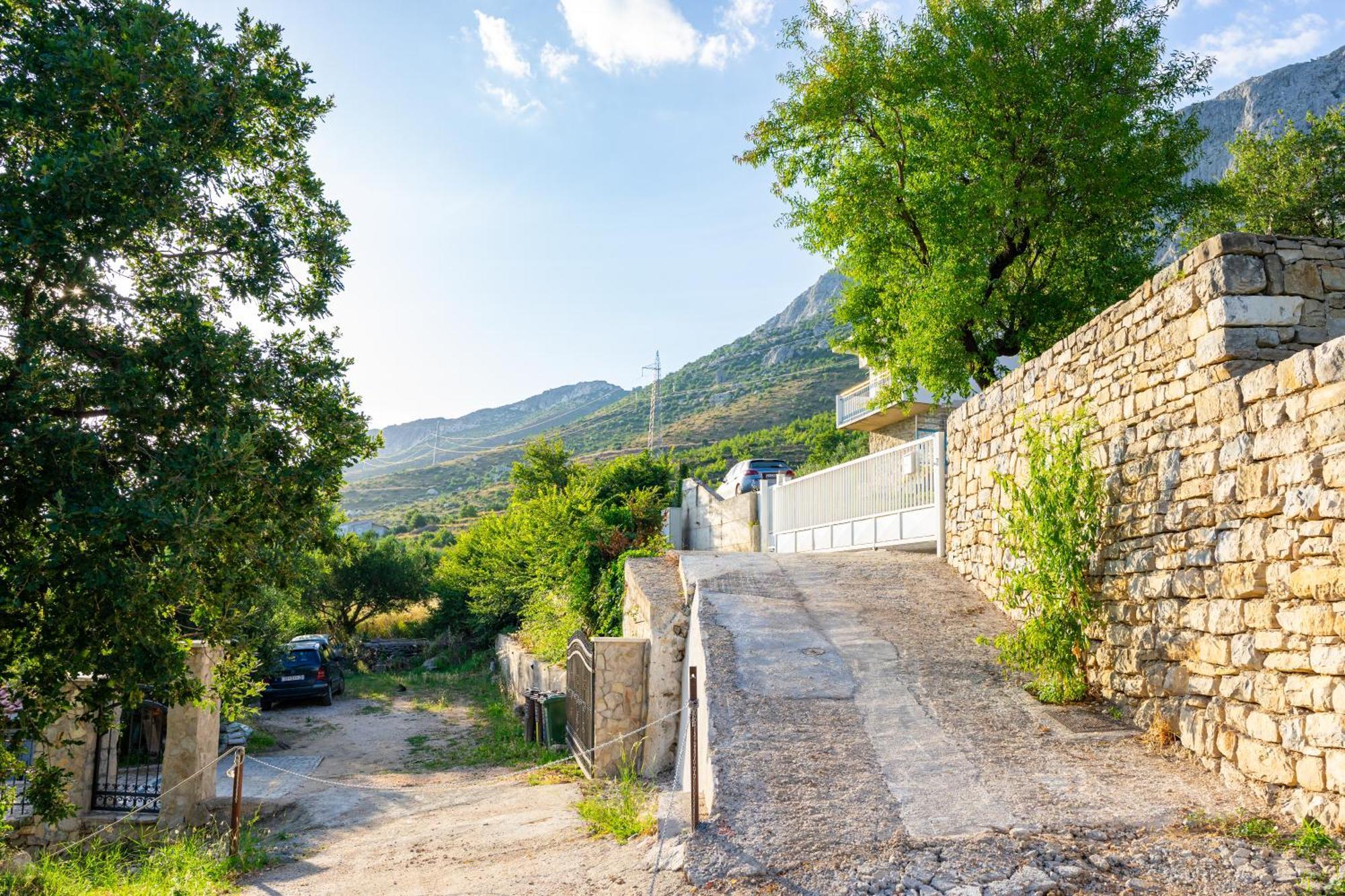 Villa Olive Garden House In Zrnovnica With A View & Bbq Exterior foto