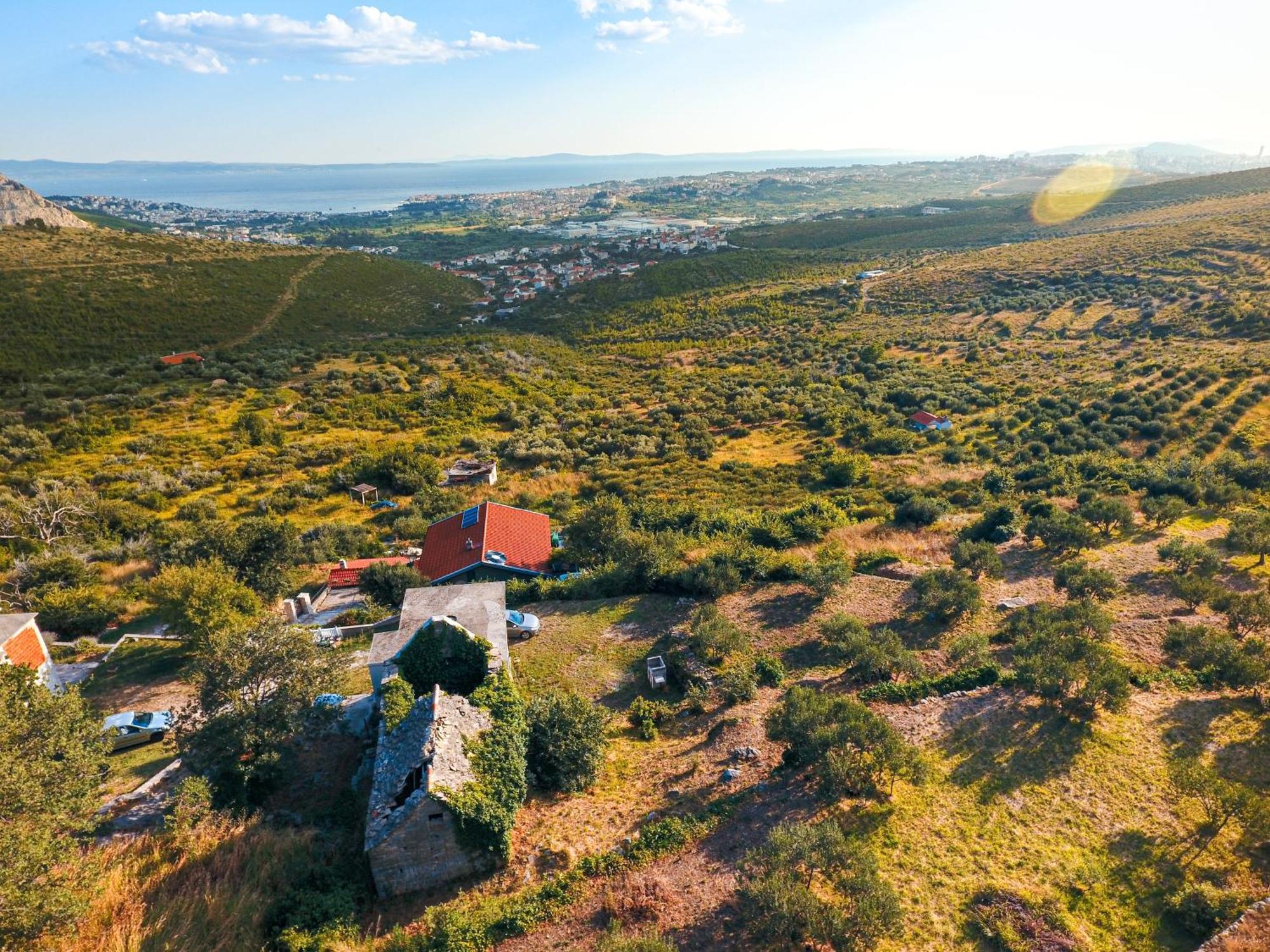 Villa Olive Garden House In Zrnovnica With A View & Bbq Exterior foto